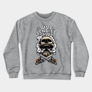 Skull Smoke ‘n’ Saws Crewneck Sweatshirt